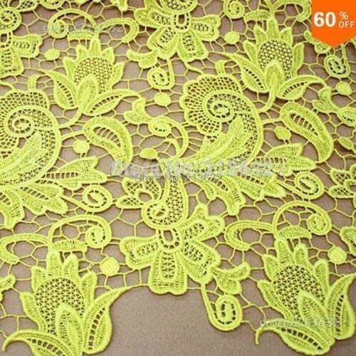 PQYY70 african guipure lace water soluble chemical lace hollow out african chemical lace water soluble tecido feltro wedding