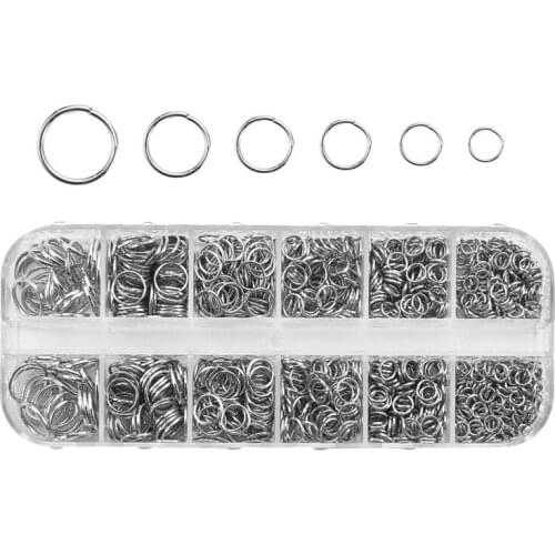 DIY Handmade Jewelry Accessories 4-10mm Iron Ring Closed Ring, Bracelet,Connecting Ring,Jewelry Accessories