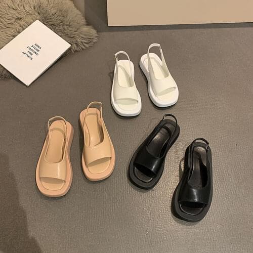 Shoes For Women 2021 Casual Summer New Designer Style Zapatos De Fiesta De Mujer Soft Platform Sponge Cake White Shoes