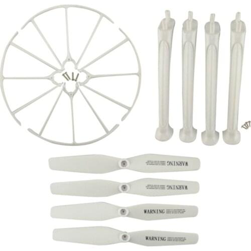 20pcs Propellers +20pcs Propeller Protectors + 20pcs Landing Skid For SYMA X5H X5HC X5HW WIFI RC Quadcopter
