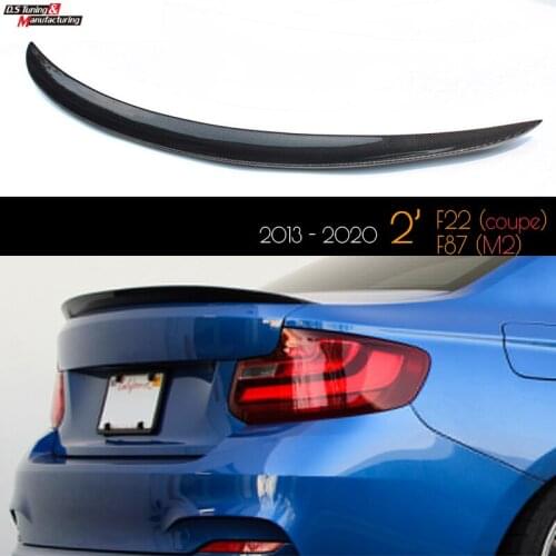Carbon Fiber Spoiler for BMW 2 Series 2-Door Coupe F22 F87 (M2) 2013 - 2019