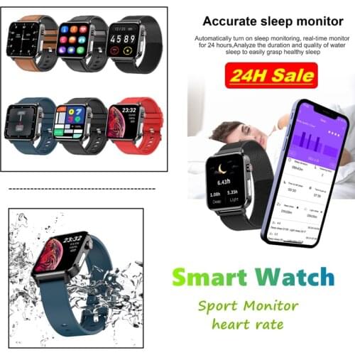 E86 Smart Watch Women Body Temperature ECG Heart Rate Blood Pressure Sleep Monitor Smart Bracelet Pedometer Sports Smart Band
