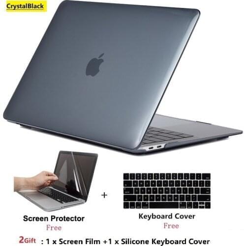 M1 Chip Pro 13 A2338 Laptop Hard Case+Screen Protector+Keyboard Cover (Gift) For Apple Macbook Pro 11 12 13 15 16" Air Touch Bar