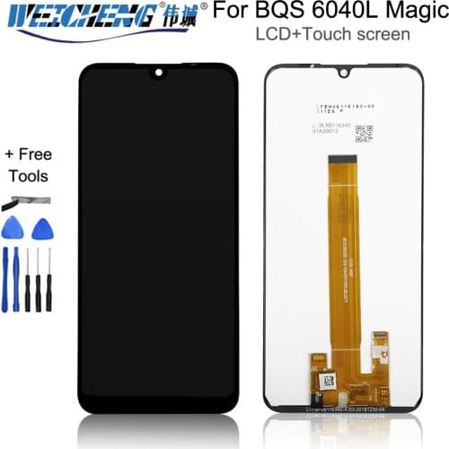 6.09" For BQ Mobile BQ-6040L Magic LCD Display + Touch Screen Panel Digiziter Assembly For BQ 6040L LCD Replacement + Tools