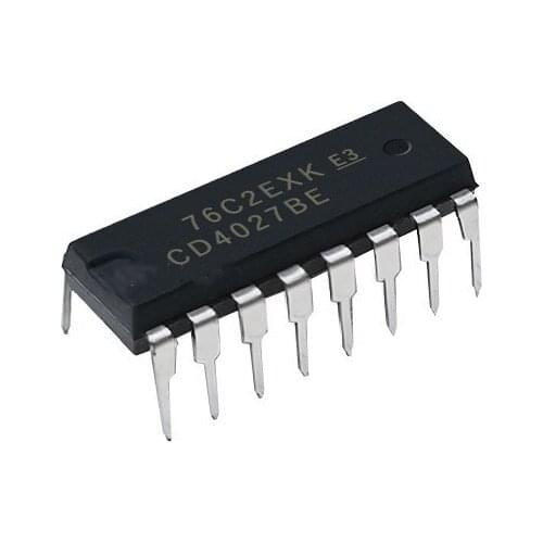 10PCS/LOT NEW CD4027BE DIP-16 Dual J-K Master-Slave Trigger