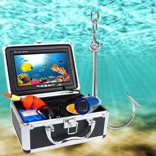 50m Cable Water Underwater Fishing Camera The Camera Viewing Angle 92degree 7inch LCD Monitor Video Color Fish Finder System