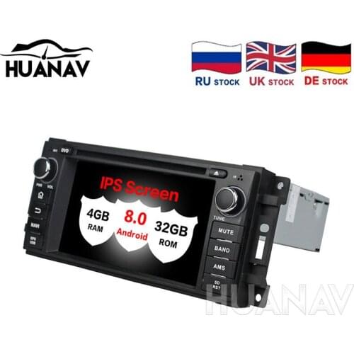 HUANVA Android8.0 Car DVD Player GPS navigation For Jeep Grand Cherokee Compass Wrangler 2010 multimedia player tape recorder