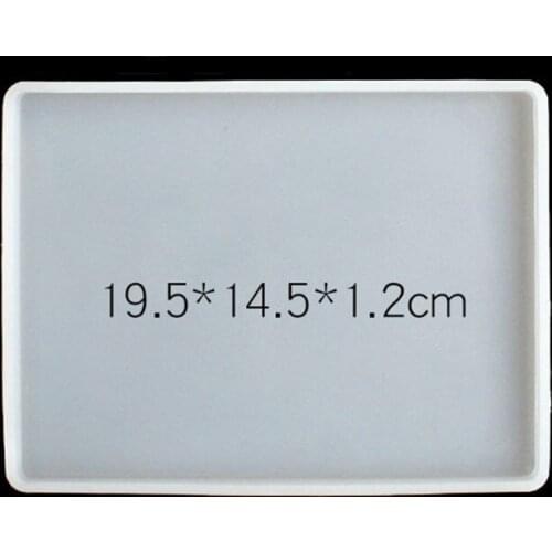 Big Square Coaster Silicone Mold Large Fluid Artst Mold Resin Coaster Making Epoxy Resin Crafts Make Your Own Coaster