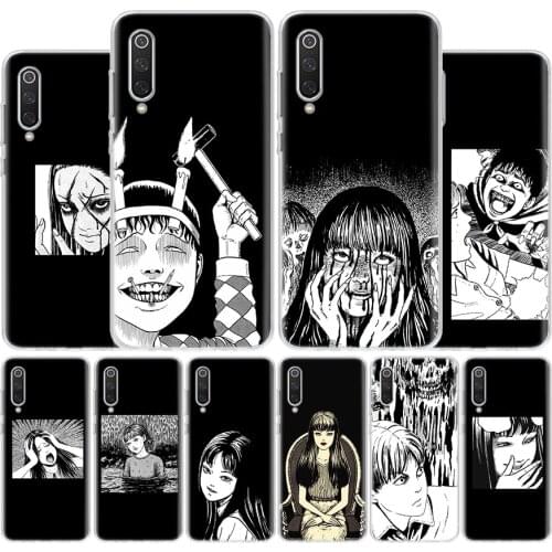 Junji Ito Terror Horror Anime Cover Phone Case For Xiaomi Note 10 Mi 11 9 8 CC9 5X 6X 9T 10T A3 Poco X3 NFC F1 Pro Lite + Coque