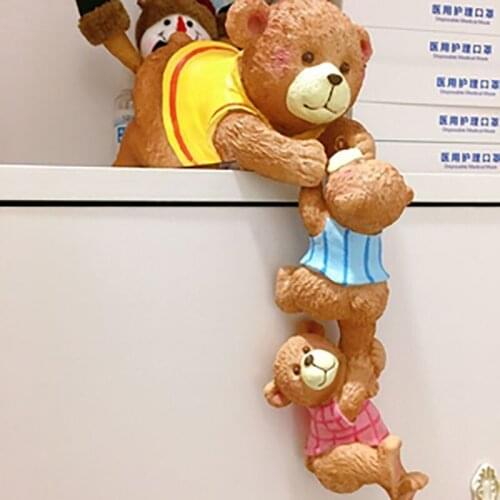 Home Furnishing Decoration Tabletop Ornaments Bear Cub Kawaii Room Decor Desk Porch Gift Figurine Miniature Decoration Home