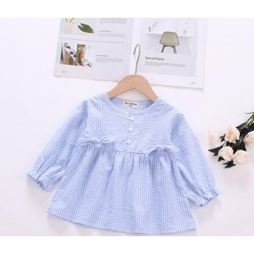 Children Gril Dress Short-Sleeved Cotton Cartoon Kid Clothing 2020 Summer New European and American Childrens Clothes