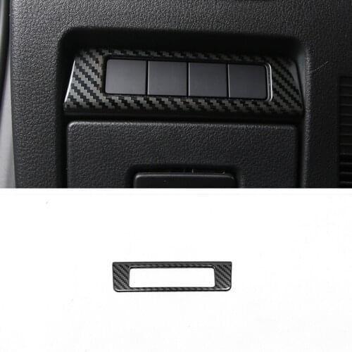 For Mazda 3 2019 2020 Stainless steel Car Anti-slip switch Decoration Cover Trim Sticker Car Styling Accessories 1PCS