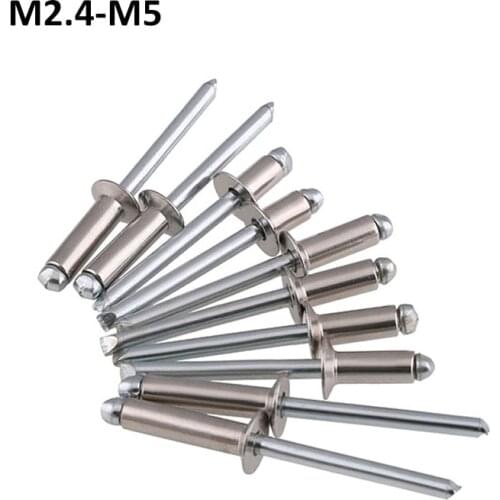 304 Stainless Steel/Aluminium Blind Rivets Countersunk Head Rivet M2.4/M3/M3.2/M4/M5