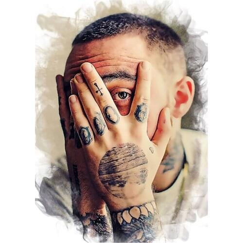 High-Definition Art Decor Mac Miller Rap Hip Hop Music Star Singer Rapper Wall Canvas Painting Silk Poster Home Decoration