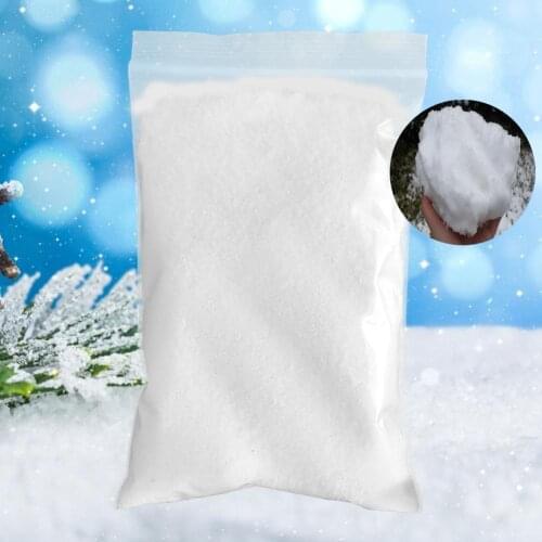 50g Fake Magic Instant Snow Artificial Snowflakes Super Absorbant Snow Powder Christmas Party Festival Decorations DIY Prop
