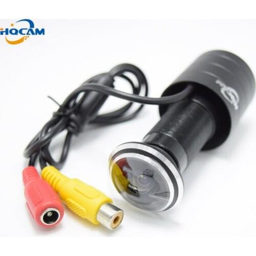 HQCAM 700TVL SONY Effio-E 4140+811\810 Small 170 Degree Wide Angle Access Control Eye Door Camera CCTV Security Camera 960H DVR
