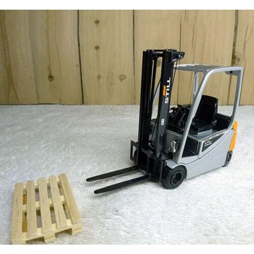 Diecast 1/25 Scale STILL Forklift RX20-20 German Alloy Forklift Truck Model Static Display Gift Collection Boy Toy Cars Set