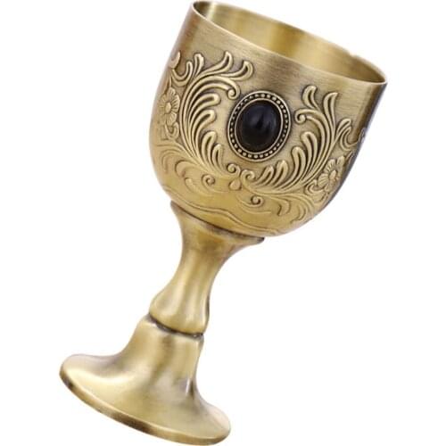 Metal Cup Retro Cup Unique Mini Cup Champagne Cup Red Chalice Kitchen Gadgets And Accessories Cocina