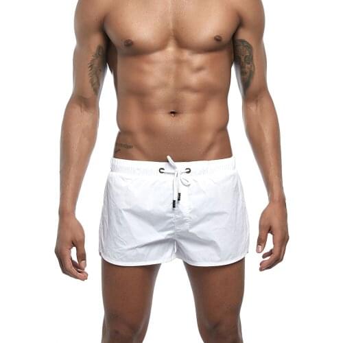 Mens Swimming Shorts Summer Beach Boardshorts Men Running Workout Shorts Fast Dry Surfing Lining Liner Sport Short EU3