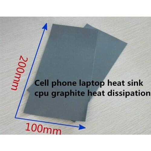Cooling graphite sheet Cell phone laptop heat sink Cool graphite film high thermal conductivity cpu graphite heat dissipation