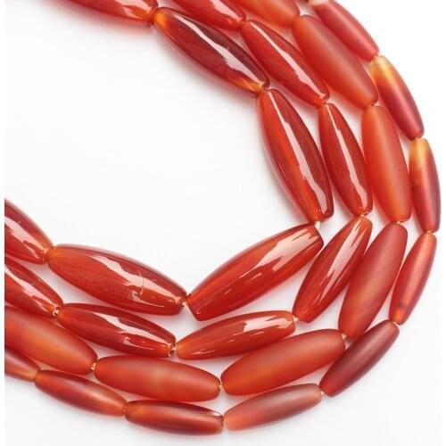 Red Agate Oval Beads , 15inch per strand 6-30mm , For DIY Jewelry Making