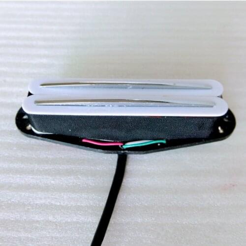 Sell Free Shipping Black/white color 1pc Twin blade dual coil rail single guitar pickup