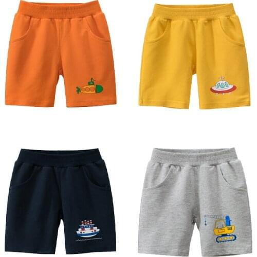 Baby Boys Shorts Trousers For Boy Girls Shorts Childrens Cotton Sports Boys Beach Shorts Kids Boys Short Motion Pants 2-12