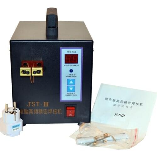 Spot Welder Machine Welding Laptop Battery Button Battery Pack Applicable Notebook and Phone Battery Welding JST-111
