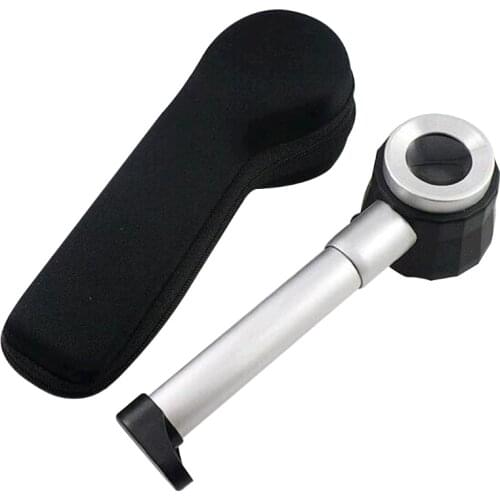 10x Magnifier Dermatoscope Handle Smooth Clear Vision with Measure Scale Bigger Vision Magnifying Glass Bigger Vision