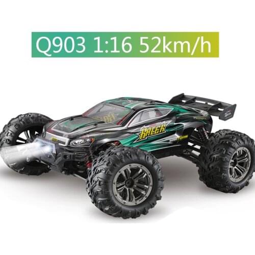 Xinlehong Q903 RC Car 1:16 2.4G 4WD 52km/h High Speed Brushless RC Car Dessert Off Road Car RC Vehicle Models Toys for Children