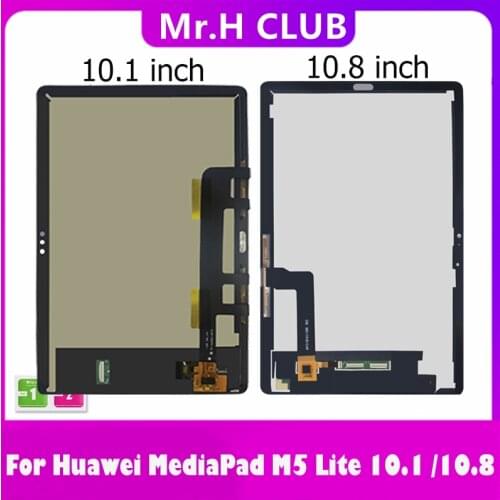 LCD For Huawei MediaPad M5 Lite 10.1 LTE 10 BAH2-L09 BAH2-W19 Touch Screen Digitizer Display Assembly For M5 Lite 10.8 CMR-AL09