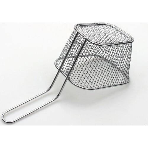 1/4/8/10PCS Mini Mesh Wire French Fry Chips Baskets Net Strainer Kitchen Cooking Tools S55