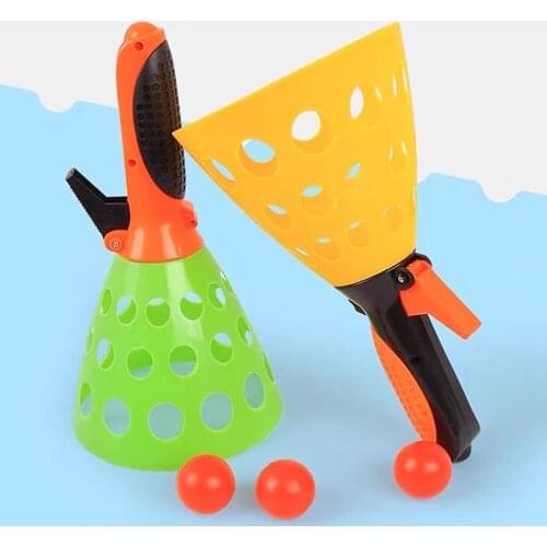 1 Set Double Pop Catch Ball Game Toy Beach Backyard Lawn Interactive Sports Catch Game Toys For Children Adults