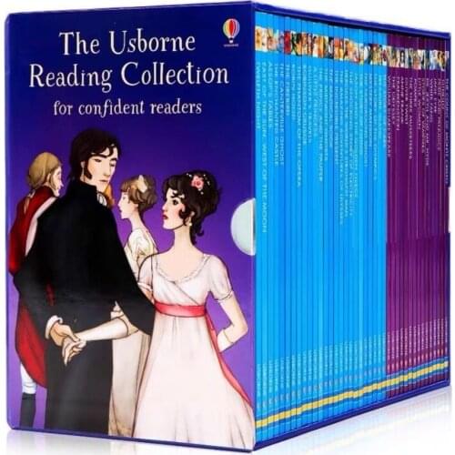 40 Books/set Usborne My third Reading collection library English Picture story books to help your child grow as a reader Libros