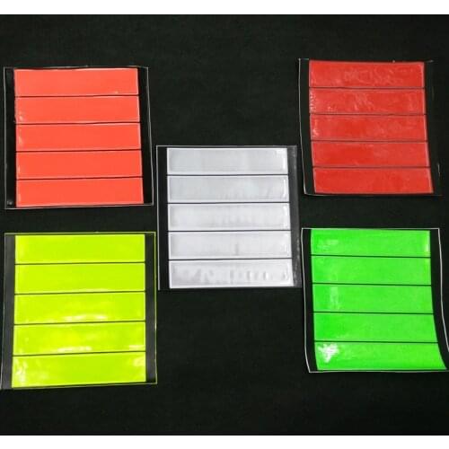 1 sheet Safety Reflective sticker school bag skateboard motorcycle bicycle sticker for visibility safety use