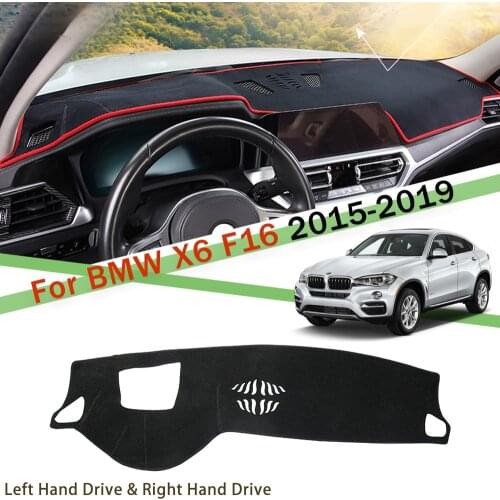 For BMW X6 F16 2015-2019 Car Carpet Accessories Dashboard Cover Pad Sun Shade Dashmat Protect Carpet Accessories