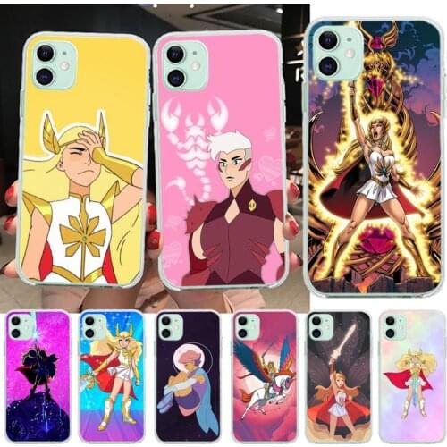 CUTEWANAN She Ra And The Princesses Of Power Customer Phone Case for iPhone 11 pro XS MAX 8 7 6 6S Plus X 5S SE 2020 XR cover