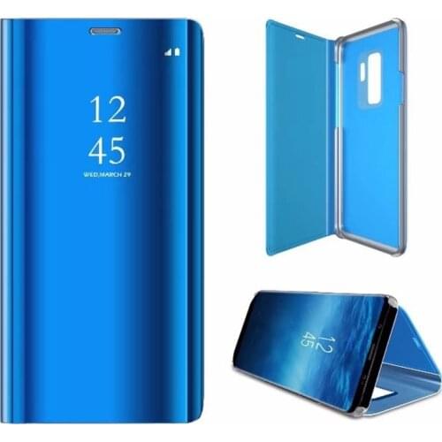 High quality Mirror Clear View Cover For iPhone 6 6S 7 8 Plus X Smart Touch Flip Case For Samsung S7 S8 S8 Plus S9 S9 Plus Cases