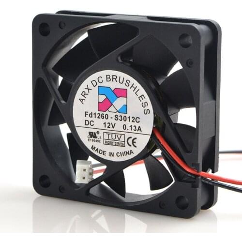 FOR ARX Three Giant 6015 6CM 12V 0.13A FD1260-S3012C Ultra Silent Server Cooling Fan