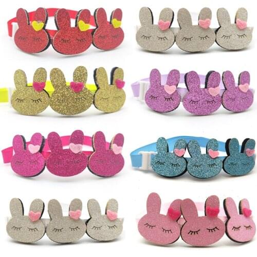 30/50 Pcs Dog Accessories for Small Dogs Cute Rabbit Style Dogs Pet Bow Ties Necktie Pet Supplies Dog Grooming Puppy Bowties