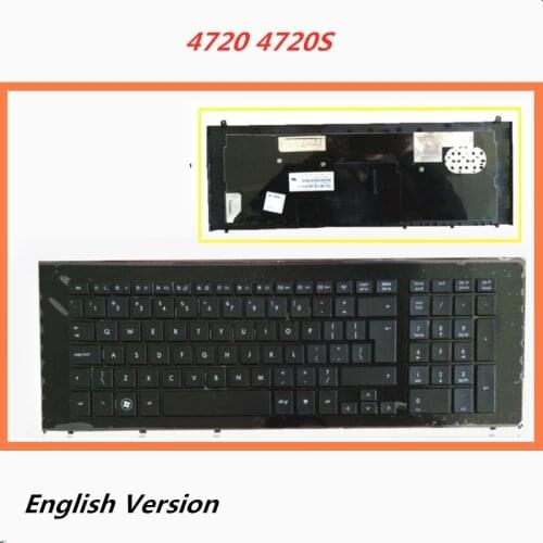 Laptop English Keyboard For HP ENVY ProBook 4720 4720S Notebook Replacement layout Keyboard