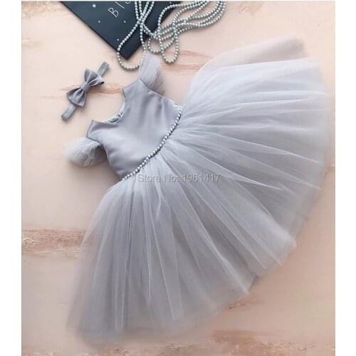 Hot Lace Flower Girls Wedding Dress Baby Girls Christening Cake Dresses For Party Occasion Kids 1 Year Baby Girl Birthday Dress