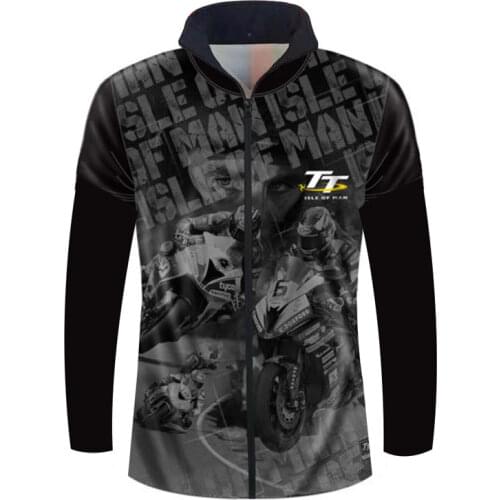 Isle of man TT Motorcycle Hoody Racing Team Jackets Super Moto Tracksuit Jacket Sports outwear spring autumn