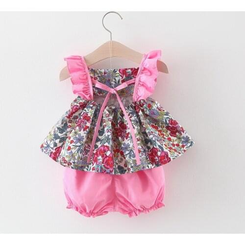 Infant Boy Summer Clothing Set Baby Girl Clothes Set Kid Cotton T-shirt+pants 2 Pieces Suit For Children 0-4 Years Toddler Suits