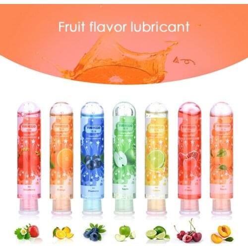80ml Sex Enhancement Lubricant Orgasm Lubricant Oil Lube Anal Water Based Lubricants Sex Oil for Women Female Seven flavors