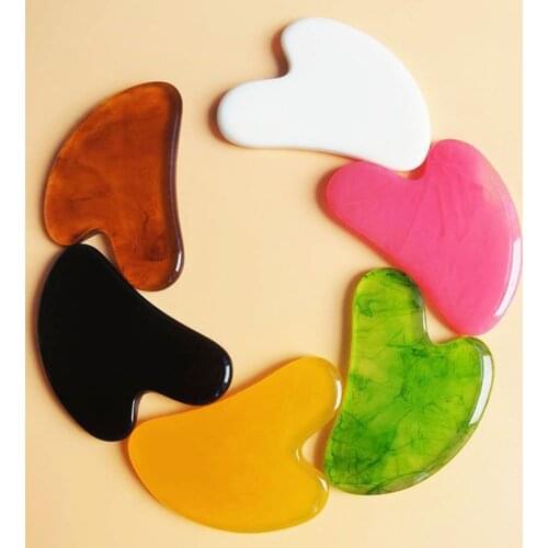 Gua Sha Massager Natural Jade Guasha Scrapping Plate Arm Massage Tool Face Meridian Scrapping Plate Piece Massage Tools