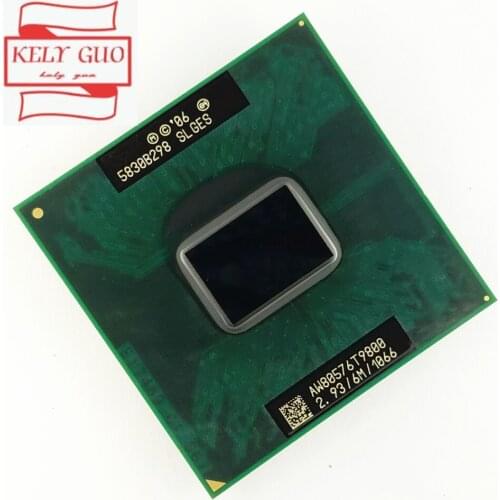 Free shipping Core 2 Duo T9800 2.93GHz 6MB 1066MHz SLGES PGA478 Mobile CPU