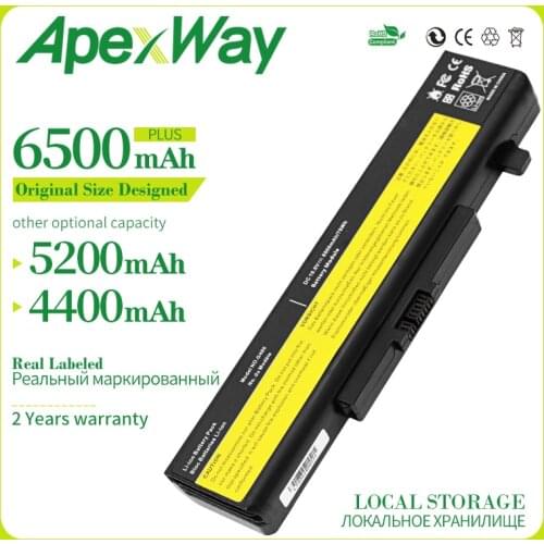 6500 mAh 6 CELLS New Laptop Battery For LENOVO G580 Z380 Z380AM Y480 G480 V480 Y580 G580AM L11N6R01 L11M6Y01 L11S6Y01 L11L6Y01