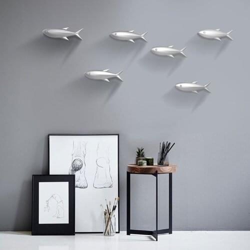 NEW NORDIC MODERN HOME WALL DECORATION FISH WALL DECORATIONS TV BACKGROUND WALL SOFA BACK WALL STICKER JEWELRY FURNISHING CRAFTS