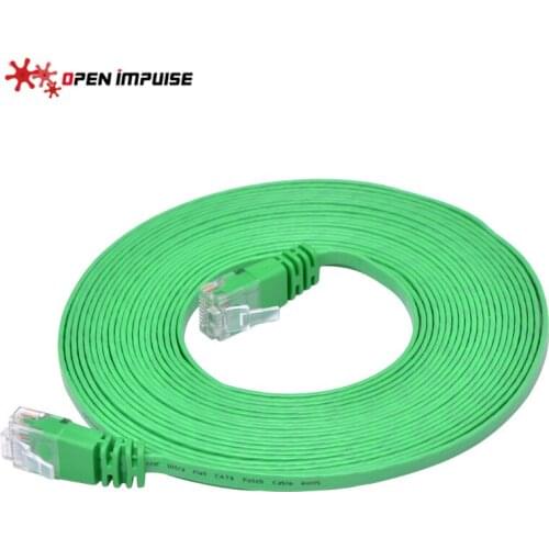 NEW Green Cat6 Network Cable High Performance Lan Ethernet RJ45 Cable Patch Cord for Router Switch 5m